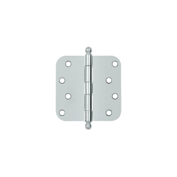 S44R526-BT Ball Tip 5/8 Radius Hinge Polished Chrome, 10PK